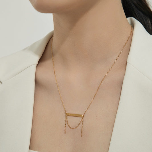 316 チタンスチールバーペンダントネック