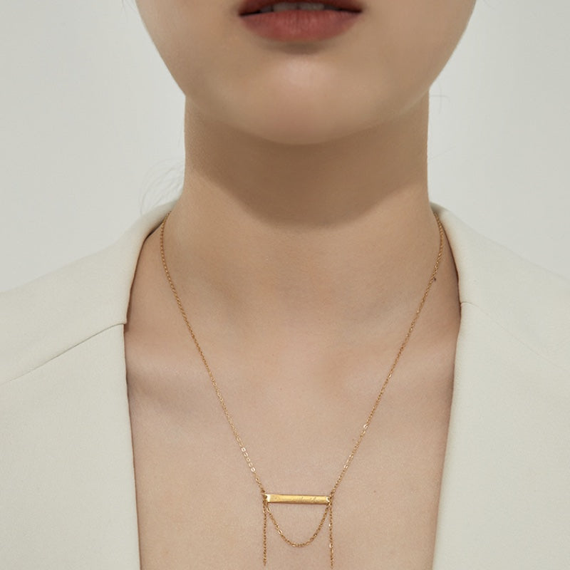 316 チタンスチールバーペンダントネック