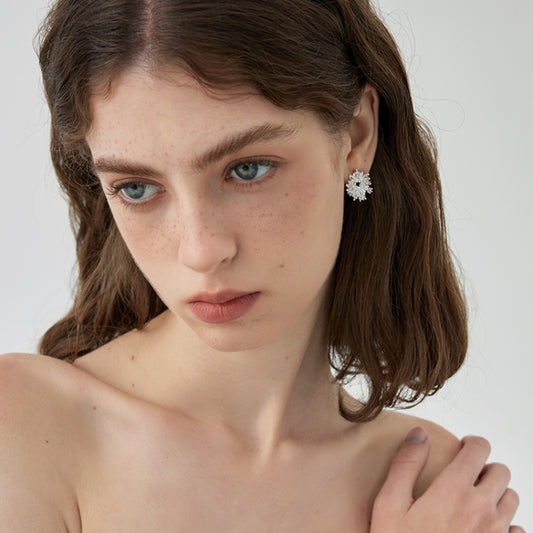 DIY エナメルカラーイヤーリングセット