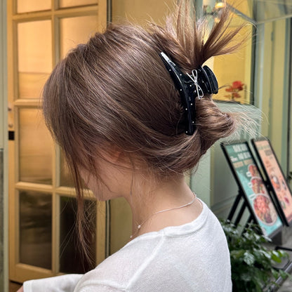 韓系リボンポイントヘアグリップセット