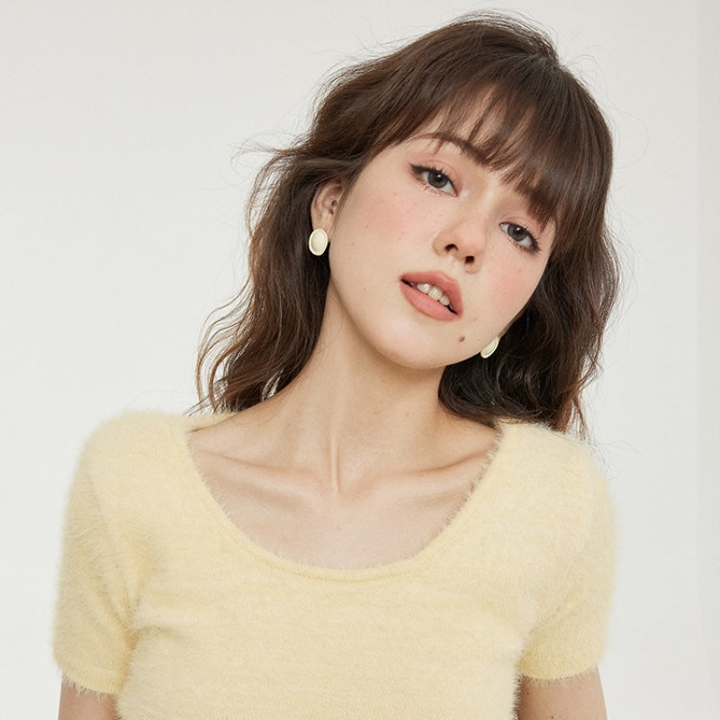 ミルクフードインス円盤銀ピアス