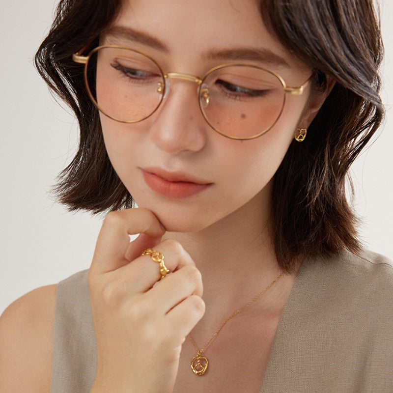 フレンチシンプルパンモチーフ開口リング