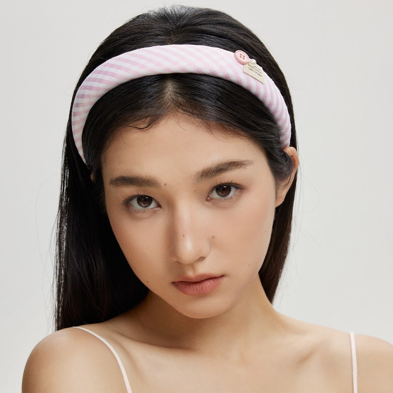 カラーストライプヘアバンド
