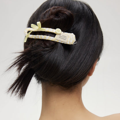カラーストライプヘアクリップ