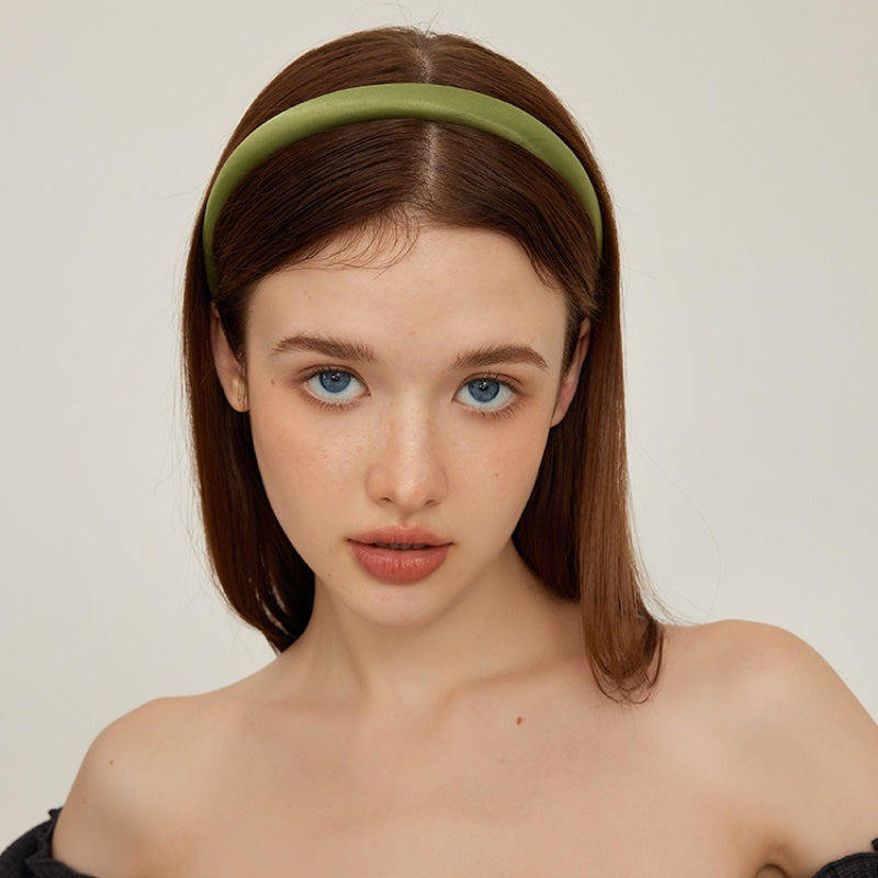 シルク光沢ナローヘアバンド