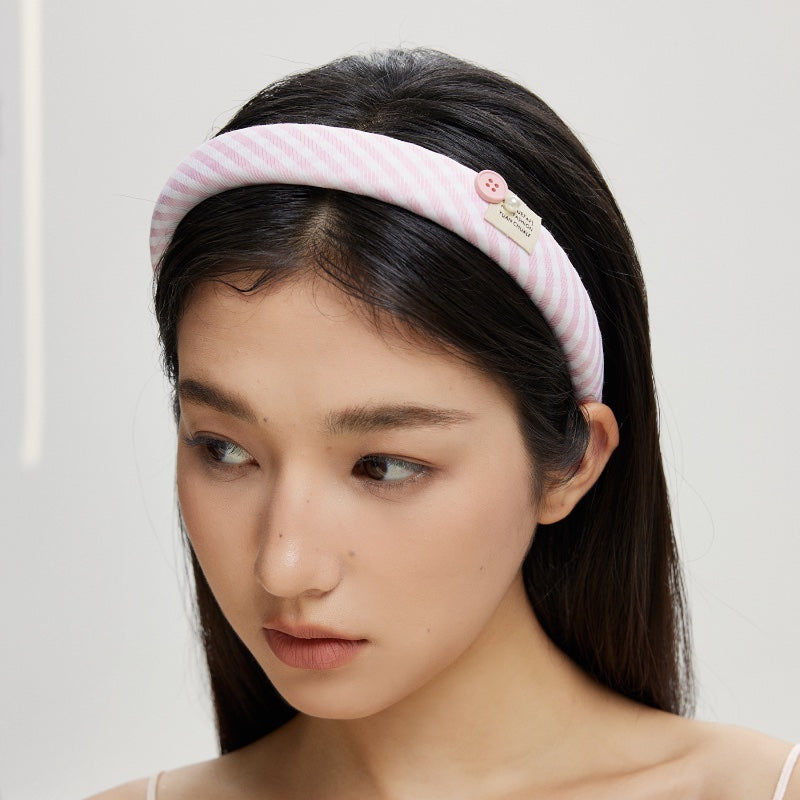 カラーストライプヘアバンド