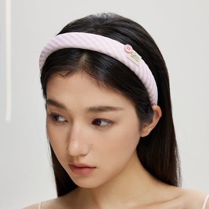 カラーストライプヘアバンド