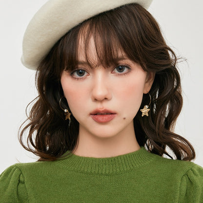 ごかっけい 14K メッキバロック真珠イヤーフック