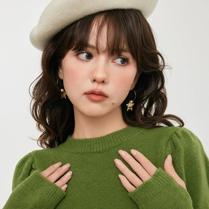 ごかっけい 14K メッキバロック真珠イヤーフック