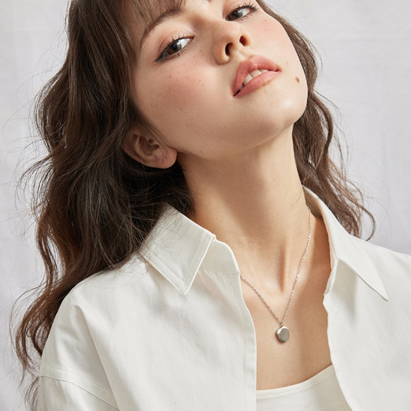 マットチタンスチール 18K 金メッキネック