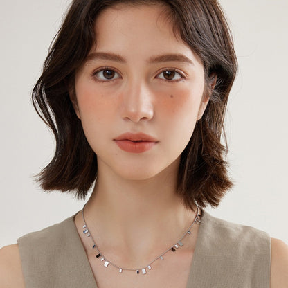 リズム方块 2 色チタンスチールネック